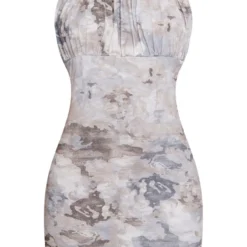 Robe Moulante Imprimé Abstrait Gris à Bretelles -Jupe Lumine Soldes Boutique 8c28116e70342939623393a69a3342e898b747a8 cnd5775 5