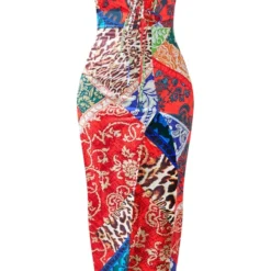 Robe Mi-longue Asymétrique Multicolore Imprimé Cachemire à Bretelles Et Liens à Nouer 9 Robe Mi-longue Asymétrique Multicolore Imprimé Cachemire à Bretelles Et Liens à Nouer -Jupe Lumine Soldes Boutique 8d30f2c24c2a73979b6ee795c017213109d9291f cne6510 5