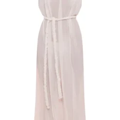 Robe De Plage Longue Décolletée Crème à Détail Tressé -Jupe Lumine Soldes Boutique 8ed46697190328986554ece0c5865b5a28b9e867 cnd3571 5