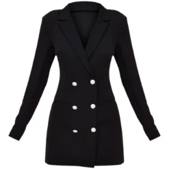 Robe Blazer Tissée Noire à Double Boutonnière Et Boutons Strassés -Jupe Lumine Soldes Boutique 8f37e55984561526311a313c5e29e4dcffaaa10f cnc2988 5
