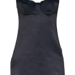 Robe Droite Satinée Noire à Bretelles Et Bonnets Détail Bordure Dentelle 9 Robe Droite Satinée Noire à Bretelles Et Bonnets Détail Bordure Dentelle -Jupe Lumine Soldes Boutique 8f3f3c5927430cdaafd87b521308bed16efbdf26 cnb5138 5