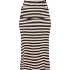 Robe Longue En éponge à Rayures Noires Et Blanches -Jupe Lumine Soldes Boutique 903459cb8897739a0558e73ce6ade21f1553a2da cne6482 5