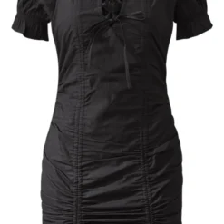 Robe Moulante Froncée Noire à Lacets Et Manches Bouffantes 9 Robe Moulante Froncée Noire à Lacets Et Manches Bouffantes -Jupe Lumine Soldes Boutique 9076420479f5dd25b2adf5f0e8430196e4a10f58 cnd5464 5