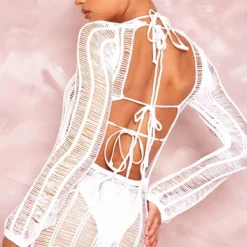 Robe Longue En Maille Tricot Crème à Franges Et Dos Nu -Jupe Lumine Soldes Boutique 90bc06fee1ff8d8dec7fa868600238aff93e8838 cnc6520 4