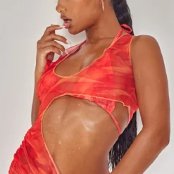 Mini Robe De Plage En Mesh Orange Vif Javélisé à Découpes 8 Mini Robe De Plage En Mesh Orange Vif Javélisé à Découpes -Jupe Lumine Soldes Boutique 91152df45a615620fbf4ad3c7855154c5ebae0ab cmw8697 5