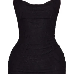 Robe Droite Texturée Noire à Col Bénitier Et Bretelles 9 Robe Droite Texturée Noire à Col Bénitier Et Bretelles -Jupe Lumine Soldes Boutique 91cb20a4cbf0090fb6d248892339fd282841616f cne7705 5