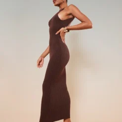 Robe Longue En Maille Tricot Marron Chocolat à Dos Nageur échancré -Jupe Lumine Soldes Boutique 91e6c9a8722b0ab2ddf3e6df689b4f79c8d7ce01 cnc2780 4
