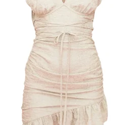 Robe Moulante Vert Sauge Crêpée Nouée Sur La Taille à Décolleté Et Ourlet Volanté -Jupe Lumine Soldes Boutique 92b704e4a115ae9bc4af2dc148185dd92cf87692 cmw4815 6