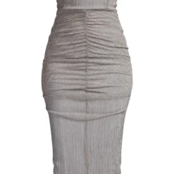 Robe Bustier Mi-longue Plissée Dorée à Paillettes Et Barre En V 9 Robe Bustier Mi-longue Plissée Dorée à Paillettes Et Barre En V -Jupe Lumine Soldes Boutique 93a1192e6a9f4769c62436b13b220ff3134a6345 cnb3635 5