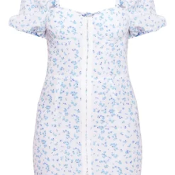 Robe Corset Moulante Bleue Fleurie à Manches Bouffantes -Jupe Lumine Soldes Boutique 93ec254f9f033dfaf9c35f7b730c95f55f62e93d cnd4282 5