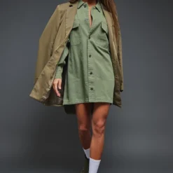 Robe Chemise En Jean Kaki Oversize -Jupe Lumine Soldes Boutique 94271b051705a7a1ab2c961ff280df53ef9d5ab0 cnb8465 3