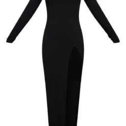 Robe Longue Noire à Col Carré Et Fente 9 Robe Longue Noire à Col Carré Et Fente -Jupe Lumine Soldes Boutique 945f08d0c269e15ccd1bf1c31563c185668d5b66 cnd4087 5