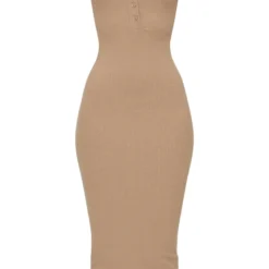Robe Mi-longue Taupe Côtelée Brossée à Boutons Devant Et Bretelles -Jupe Lumine Soldes Boutique 947b4e0c83aedf8b2562b3149e553dd41da6977b cnb7271 5