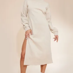 Robe Sweat Longue Avoine à Col Montant Et Doublure En Polaire 7 Robe Sweat Longue Avoine à Col Montant Et Doublure En Polaire -Jupe Lumine Soldes Boutique 951956a270970bda2eeaf86e1fa87f6d863a0226 cnc8352 3