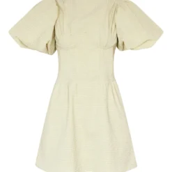 Robe Moulante Pistache à Corset Armatures Et Manches Bouffantes -Jupe Lumine Soldes Boutique 952a5b672e566a328ada7f684498fc2de3e33912 cne2925 5