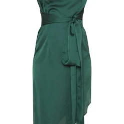 Robe Mi-longue Vert émeraude Satinée Manche Unique Et Ourlet Asymétrique 7 Robe Mi-longue Vert émeraude Satinée Manche Unique Et Ourlet Asymétrique -Jupe Lumine Soldes Boutique 95c404eb10a5135342f7ad1d4d806ff564235449 clz4696 3