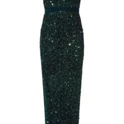 Robe Longue Bustier En Velours Vert émeraude à Sequins 9 Robe Longue Bustier En Velours Vert émeraude à Sequins -Jupe Lumine Soldes Boutique 973283406279e500b9787a1480b396e6b36957a9 cnb3648 5