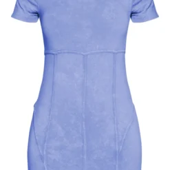 Robe Moulante Javélisée En Coton Bleu à Détail Coutures Et Corset -Jupe Lumine Soldes Boutique 9a26c4140ab76a907c14e4a343106c169a376208 cnd5434 5