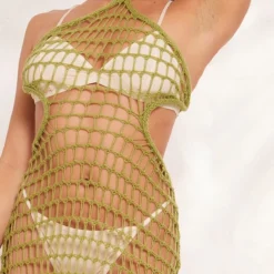 Robe Longue Dos Nu En Maille Crochet Ajourée Vert Olive -Jupe Lumine Soldes Boutique 9b3bc0d7cbe7023f86a07bf37fd921b35adcbc83 cnd2115 4