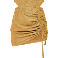 Robe Moulante Texturée Vert Olive à Barre En V Plongeante Et Jupe Froncée -Jupe Lumine Soldes Boutique 9b6866c6fe6f3493648ddf4d36d9a2b44bd334cf cnd5882 5