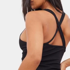 Robe Mi-longue Noire Côtelée à Bretelles Croisées Au Dos -Jupe Lumine Soldes Boutique 9be37e9cb8b4bb2b7dceb984a55874a255d9d01f cna6889 4