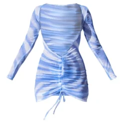 Robe Froncée Bleue En Mesh à Imprimé Tie & Dye 9 Robe Froncée Bleue En Mesh à Imprimé Tie & Dye -Jupe Lumine Soldes Boutique 9c34c4c72a98178aa8ec1cb979d483896304585e cmk8612 5