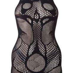 Robe Moulante Découpée Noire Sans Coutures à Col Montant -Jupe Lumine Soldes Boutique 9c9e4823369f8edc13ecfdde040869899ca16973 cnd2192 5