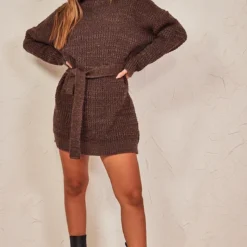 Robe Pull En Maille Tricot Gaufrée Vison -Jupe Lumine Soldes Boutique 9cd031be9730460b98518caef11e2e35ff79c8f1 cnc0459 3