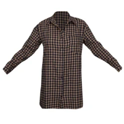 Robe Chemise Bleue Brossée Oversize à Carreaux Et Ourlet élimé -Jupe Lumine Soldes Boutique 9d5fa68dc0225c511ab8668524009618b352d8e7 cnc8301 5