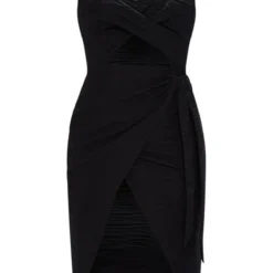 Robe Mi-longue Portefeuille Texturée Noire à Col Montant Et Taille Croisée 9 Robe Mi-longue Portefeuille Texturée Noire à Col Montant Et Taille Croisée -Jupe Lumine Soldes Boutique 9dedc48c339ebcdf2dc0db63d4ad6edddf074db7 cnb7301 5