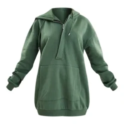 Robe Sweat Bleu-vert à Capuche Et Poche Oversize Devant -Jupe Lumine Soldes Boutique 9df25d1662e033ce36f501b42fe9e30f562e2216 cnb9652 5
