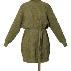 Robe Pull Kaki En Maille Tricot Douce à Ceinture -Jupe Lumine Soldes Boutique 9e36402fbfd5907a529bab8a611a151583c364ce cmu0231 6