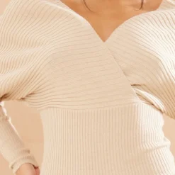 Robe Pull Cache-coeur Gris Pierre à épaules Dénudées -Jupe Lumine Soldes Boutique 9e84fa8982ee0f2c3ba51084ca562f95e1711221 cmu0238 5