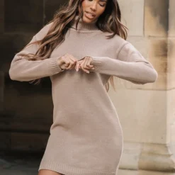 Robe Pull Café Au Lait Basique En Maille Tricot à Col Roulé 8 Robe Pull Café Au Lait Basique En Maille Tricot à Col Roulé -Jupe Lumine Soldes Boutique 9ef5a111bd9e87fcde8318feaab8996237ce4b51 cmz8160 4