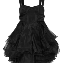 Robe Patineuse Noire En Organza à Bretelles épaisses Et Superpositions -Jupe Lumine Soldes Boutique 9f1a5e791bedc5427b8e6a2d83cf3cf6a46f521e cnc3045 5