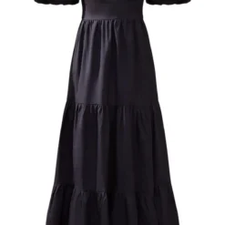 Robe Cache-coeur Longue En Maille Tissée Noire à Manches Bouffantes 9 Robe Cache-coeur Longue En Maille Tissée Noire à Manches Bouffantes -Jupe Lumine Soldes Boutique 9f7042f1b7f318d198b6c472b46c6b5113171ed9 cnd2028 5