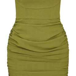 Robe Bustier Moulante Vert Olive Effet Drapé à Détail Corset 9 Robe Bustier Moulante Vert Olive Effet Drapé à Détail Corset -Jupe Lumine Soldes Boutique 9fa140caea3d4e5eae2e02487f78fcfd5e2fabb1 cmw8337 6