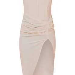 Robe Mi-longue Fendue Crème à Corset Structuré -Jupe Lumine Soldes Boutique 9fb985d982ad393580f48c4402eec7df66197371 cmy6060 6