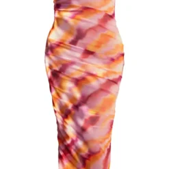 Robe Bustier Longue En Mesh Rose Froncée à Imprimé Abstrait 9 Robe Bustier Longue En Mesh Rose Froncée à Imprimé Abstrait -Jupe Lumine Soldes Boutique 9feb132aeb234aedfe4a1e51e3dfee58a60a9b51 cne4890 5