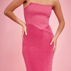 Robe Bustier Moulante Longue En Acétate Rose Vif à Parties Contrastantes 8 Robe Bustier Moulante Longue En Acétate Rose Vif à Parties Contrastantes -Jupe Lumine Soldes Boutique a0c53e600a53bfd66b3a68449cc1a9850c1abff3 cnd9432 4