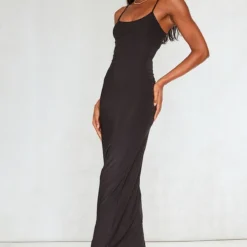 Robe Longue Moulante Noire Découpée Dans Le Dos à Col Rond Et Bretelles -Jupe Lumine Soldes Boutique a263c1f6ba97beb04b1b0c50f9d92c4886d7f749 cnd7695 3