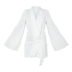 Robe Blazer Droite Blanche à Décolleté Très Plongeant Détail Noeud -Jupe Lumine Soldes Boutique a3c6a557fa0f193cc26c8a50e35a3f9bb3ecbd17 cms0115 6