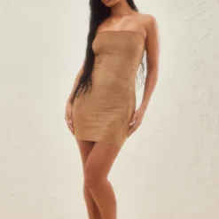 Robe Bustier Moulante Camel En Suédine -Jupe Lumine Soldes Boutique a3f87337960d1b26f8c00be5b17e90eee09cbaff cnd0408 3