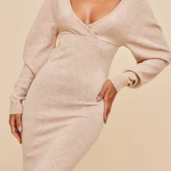 Robe Pull En Maille Avoine à épaules Dénudées -Jupe Lumine Soldes Boutique a408ef1515f6c04dc31098e41d11b7dfbae70a40 cnc3215 4