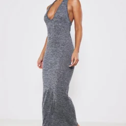 Robe Longue Gris Anthracite Chiné à Dos Nu -Jupe Lumine Soldes Boutique a64935e7654a78913a8d98f91c24a53933bba182 cnd8868 3