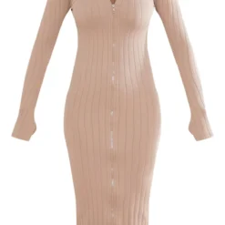 Robe Mi-longue Côtelée Gris Pierre à Zip Et Contours Structurants Détail Pouces -Jupe Lumine Soldes Boutique a6db6a2e1eb46d624280a213f7cc0e6adaf2b574 cna6593 5