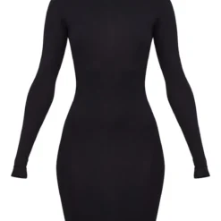 Robe Moulante Basique En Jersey Noire à Manches Longues -Jupe Lumine Soldes Boutique a75fb2200ba653a1da3f9b37310992dbf56b873c clv9836 5