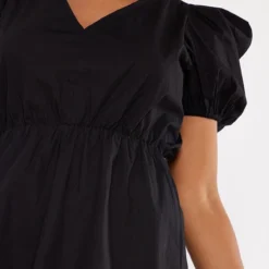 Robe Droite En Popeline Noire à Manches Bouffantes 8 Robe Droite En Popeline Noire à Manches Bouffantes -Jupe Lumine Soldes Boutique a76a7761d8148346580ef0998879e9e27925b51d cnd4031 4