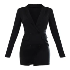 Robe Blazer Noire à Double Boutonnière Et Ourlet Asymétrique 9 Robe Blazer Noire à Double Boutonnière Et Ourlet Asymétrique -Jupe Lumine Soldes Boutique a8c3440834938509748eec3708f8325a9bec90ca cnd9125 5