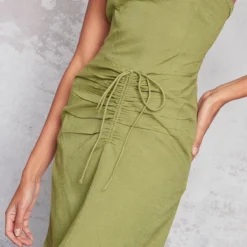 Robe Longue Bustier En Effet Lin Kaki Froncé 8 Robe Longue Bustier En Effet Lin Kaki Froncé -Jupe Lumine Soldes Boutique aa86050ccabfda41e79e5fe97a10bc5e50cffbc1 cnd5927 4